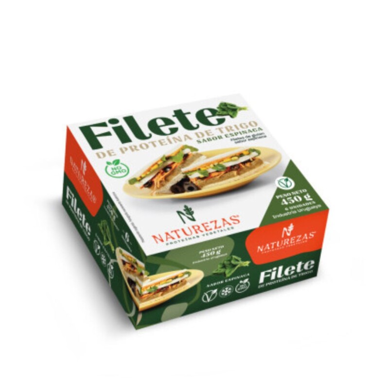 FILETE DE PROTEINA DE TRIGO SABOR ESPINACA FILETE DE PROTEINA DE TRIGO SABOR ESPINACA
