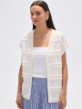 Poncho Punchy Marfil / Off White