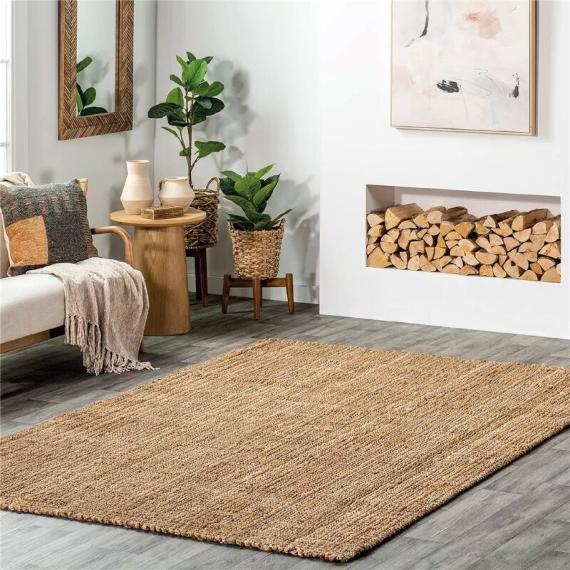 ALFOMBRA DE YUTE 90X150CM NATURAL ALFOMBRA DE YUTE 90X150CM NATURAL