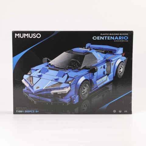 BLOQUES DE CONSTRUCCIÓN DE PLÁSTICO (COCHE DEPORTIVO DE 8 PIEZAS N.° CENTENARIO) BLOQUES DE CONSTRUCCIÓN DE PLÁSTICO (COCHE DEPORTIVO DE 8 PIEZAS N.° CENTENARIO)