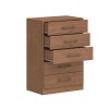 Comoda Cajonera 5 Cajones Macadamia 4005 Comoda Cajonera 5 Cajones Macadamia 4005
