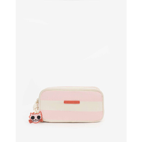 Cartuchera De Material Reciclado Estampado Rayas