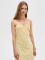 Vestido Tamaro Amarillo Palido