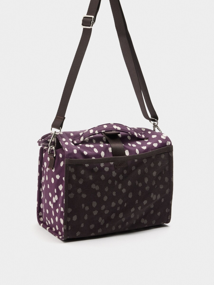 Bolsa Porta-Alimentos De Nylon Estampada multicolor
