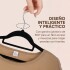 Percha De Terciopelo Antideslizante Ropa Calidad Resistente Percha De Terciopelo Antideslizante Ropa Calidad Resistente