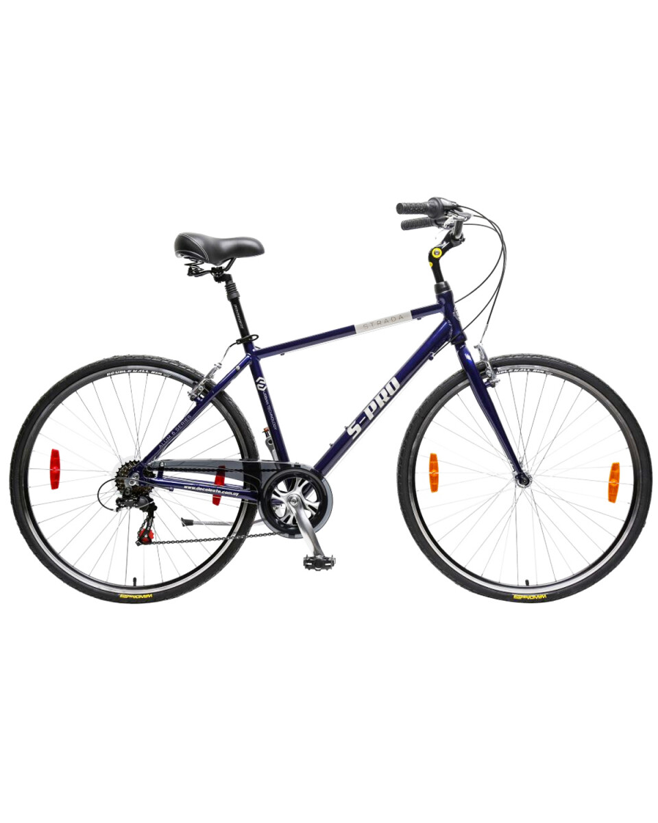 Bicicleta S-PRO Strada Man rodado 28 Shimano 7 cambios - Azul 