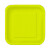 Plato Chico Cotillón Pack x8 Colores Pastel AMARILLO FLUO