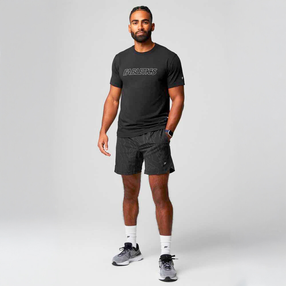 Short The 5 One Short (Lined) Hombre Black Vision Wave Reflective