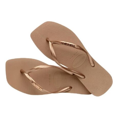 Sandalias ojotas Havaianas Slim Square Rosa Rosa