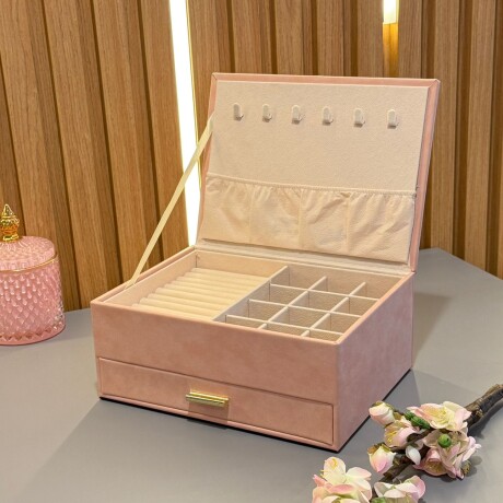 Joyero Organizador Cuero Sintético Alto 17.5cm x Largo 23.5cm x Ancho 10.5cm Joyero Organizador Cuero Sintético Alto 17.5cm x Largo 23.5cm x Ancho 10.5cm