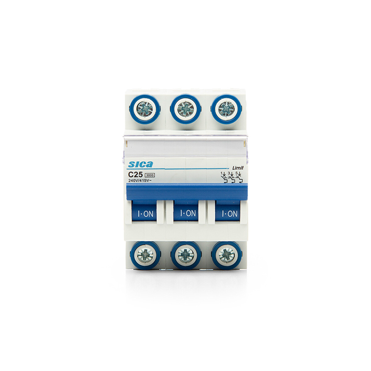 Llave térmica din Sicalimit 3P 25A 3kA - SK2325 