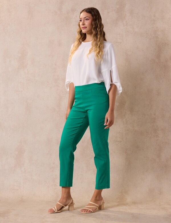Pantalon Pull On VERDE