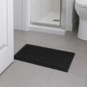 FELPUDO ALFOMBRA RULO 48X67CM NEGRO