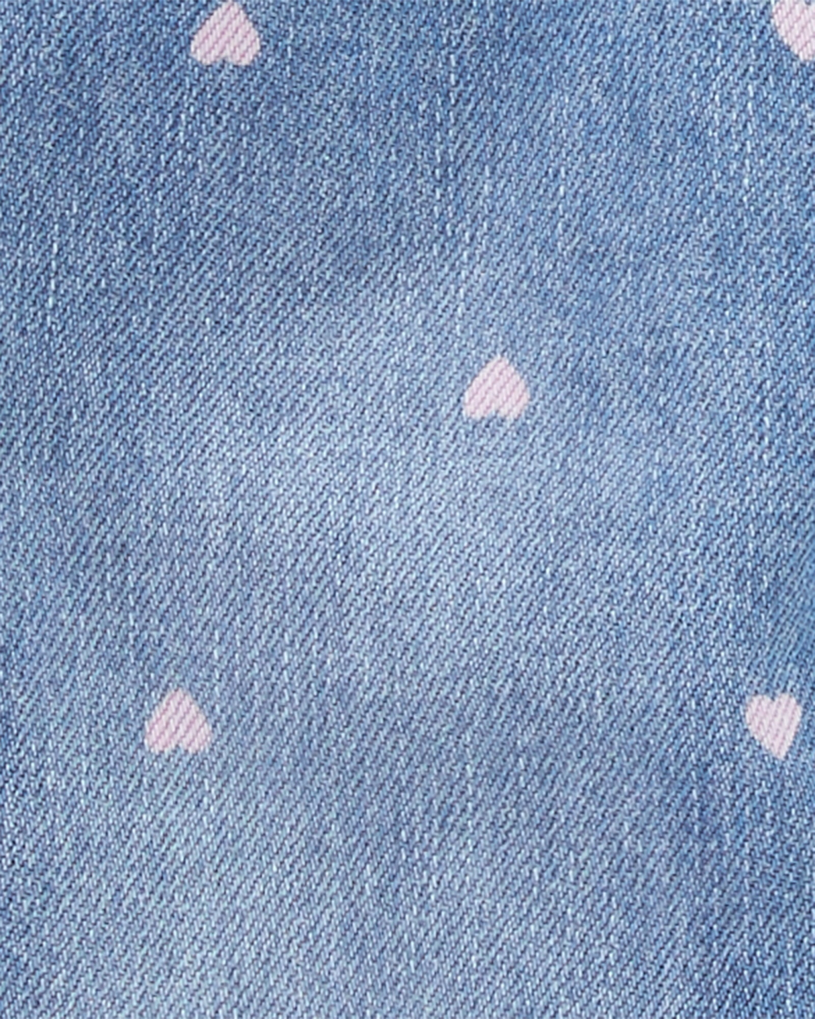 Enterito jean diseño corazones Sin color