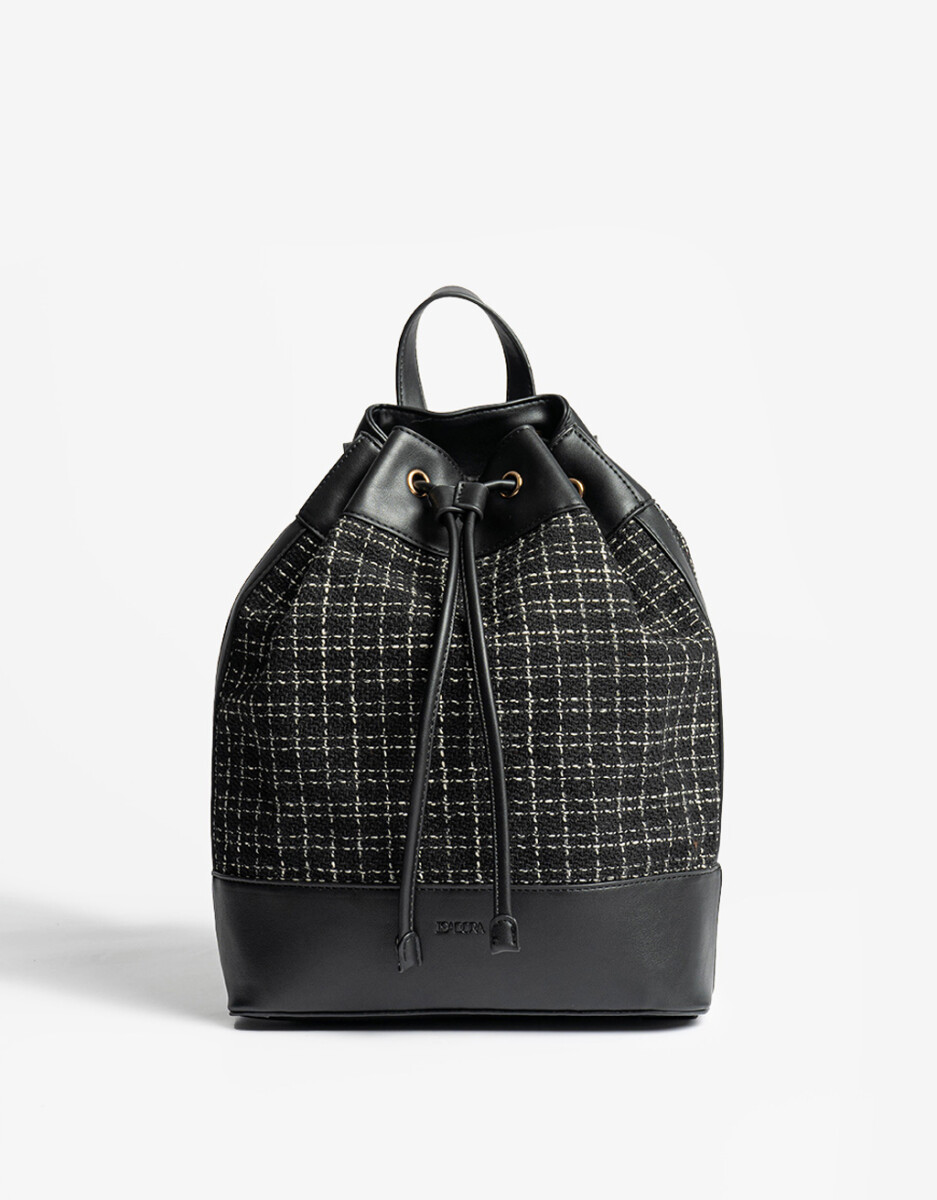 Mochila Efecto Tejido 