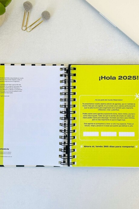 AGENDA SEM A LA VISTA 2025 ORGÁNICA