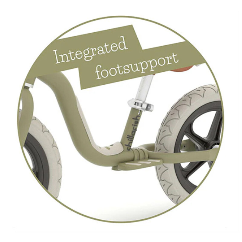 Bicicleta de equilibrio Charlie Lux Chillafish Olive
