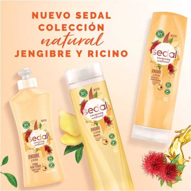 Shampoo Sedal Jengibre y Ricino 650 ML