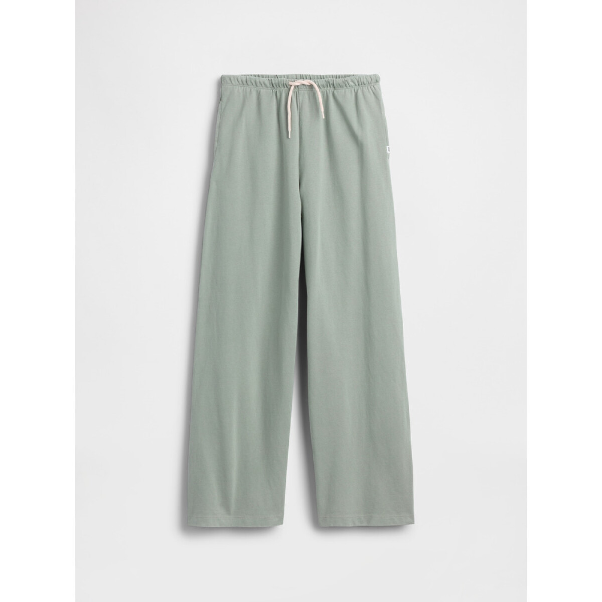 DRAWCORD WIDE LEG PANT - SAGE 