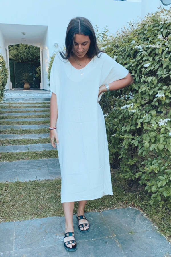 Vestido Demmer Crudo