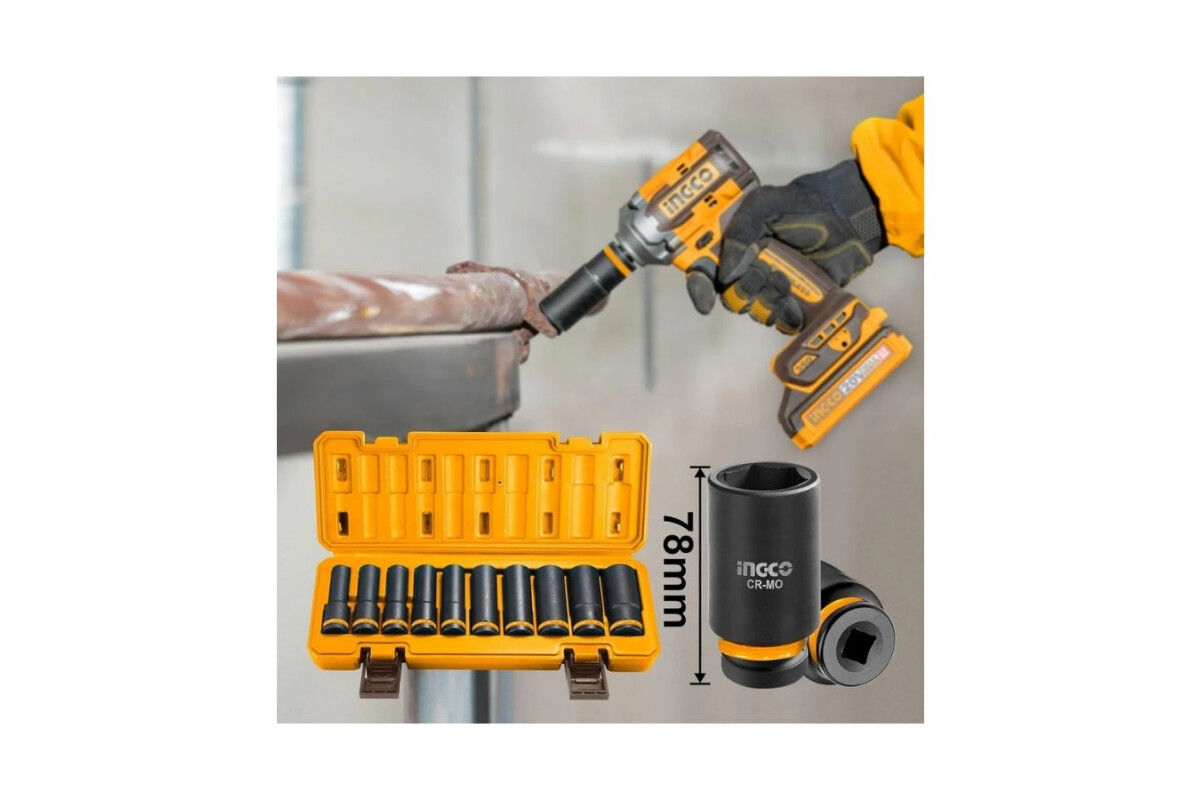 JUEGO 10 DADOS 1/2" IMPACTO PROFUNDOS JUEGO 10 DADOS 1/2" IMPACTO PROFUNDOS