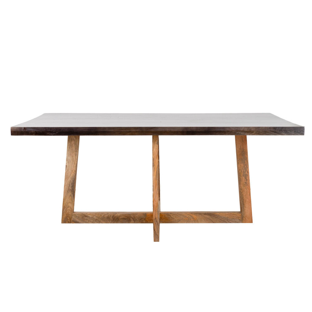 MESA DE COMEDOR MADERA GRIS
