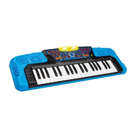 Teclado Órgano Electrónico Infantil 37 Teclas y Luz Winfun Negro/azul