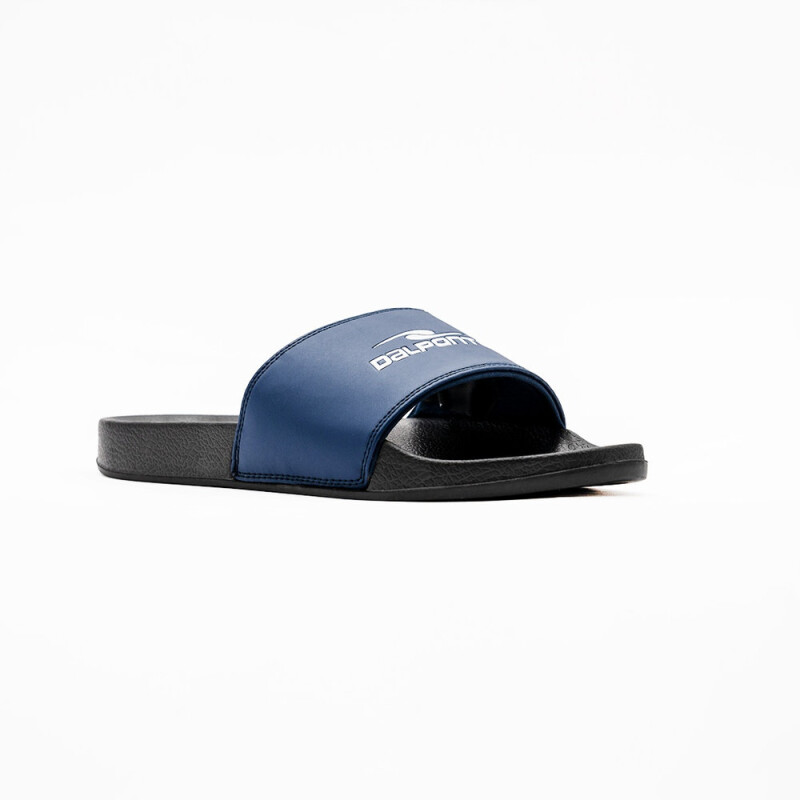 SLIDES MEN NEGRO/BLANCO AZUL MARINO/BLANCO