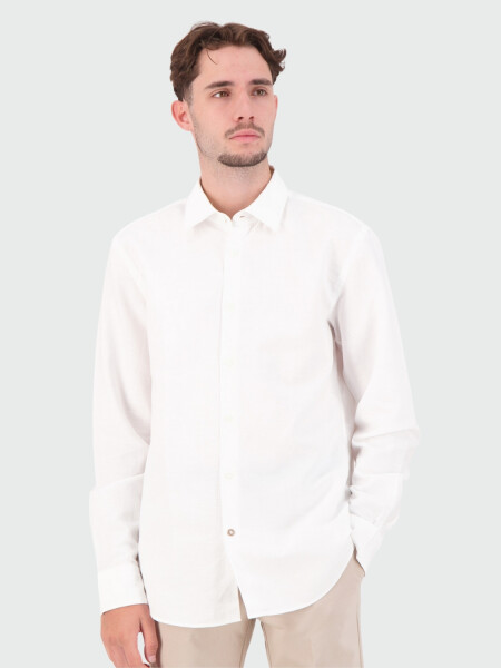BOSS - Camisa HAL-Kent C3 Blanco