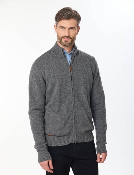 CAMPERA TEJIDA Gris