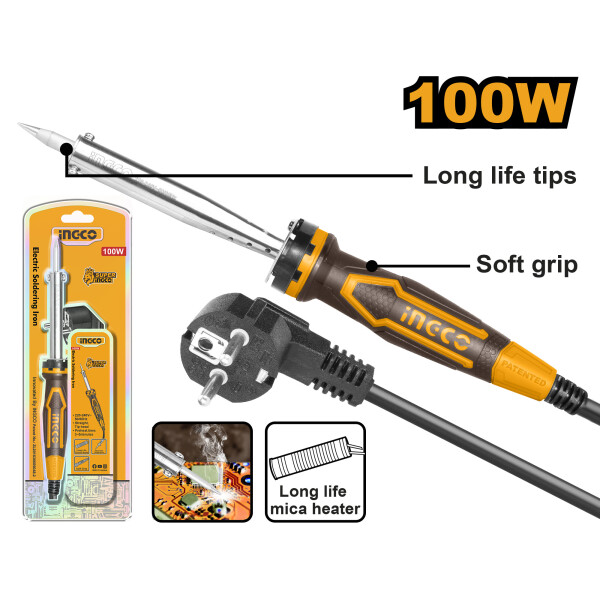 SOLDADOR LAPIZ DE ESTAÑO 100W INGCO SI00108 SOLDADOR LAPIZ DE ESTAÑO 100W INGCO SI00108