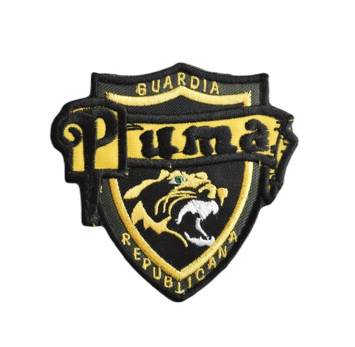 Parche bordado PUMA Fuerzas Especiales - Guardia Republicana - Amarillo GR 
