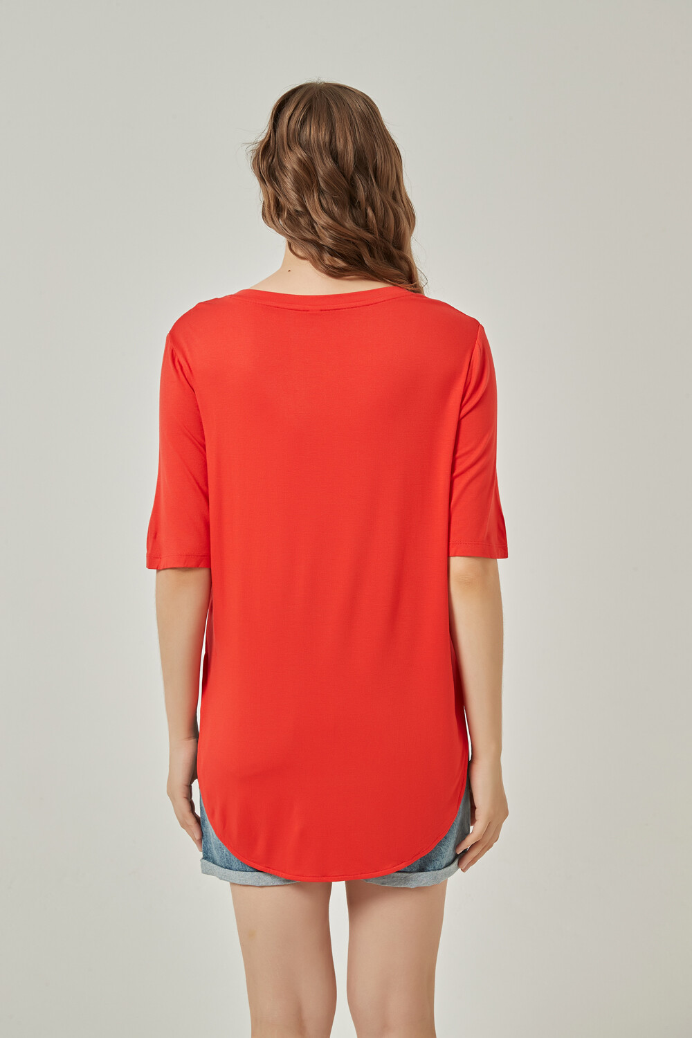 Remera Memaliaj Rojo Coral