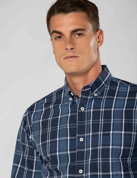 CAMISA A CUADROS Piedra