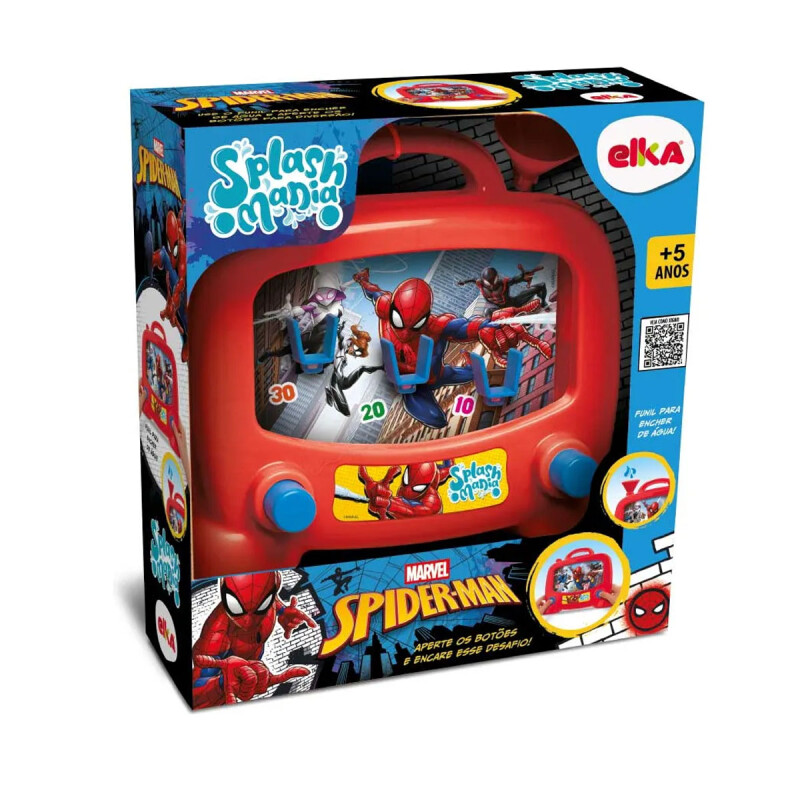 Spiderman Juego Splash Mania para embocar en canasto Spiderman Juego Splash Mania para embocar en canasto