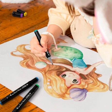 Set De 48 Marcadores Doble Punta 250194 Universo Binario 001