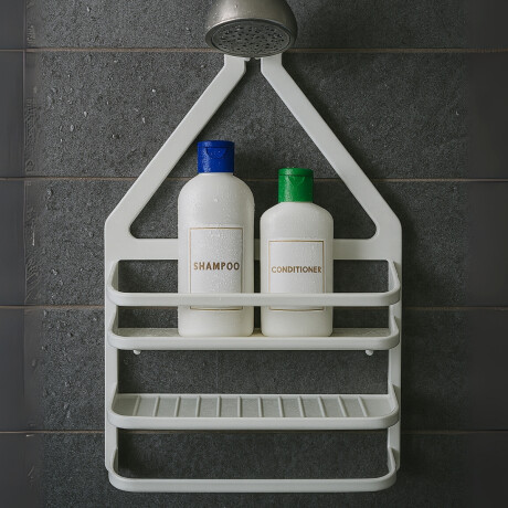Porta shampoo colgante BLANCO