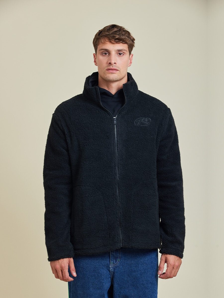 CAMPERA SAYER ( SHERPA) RUSTY - Negro 