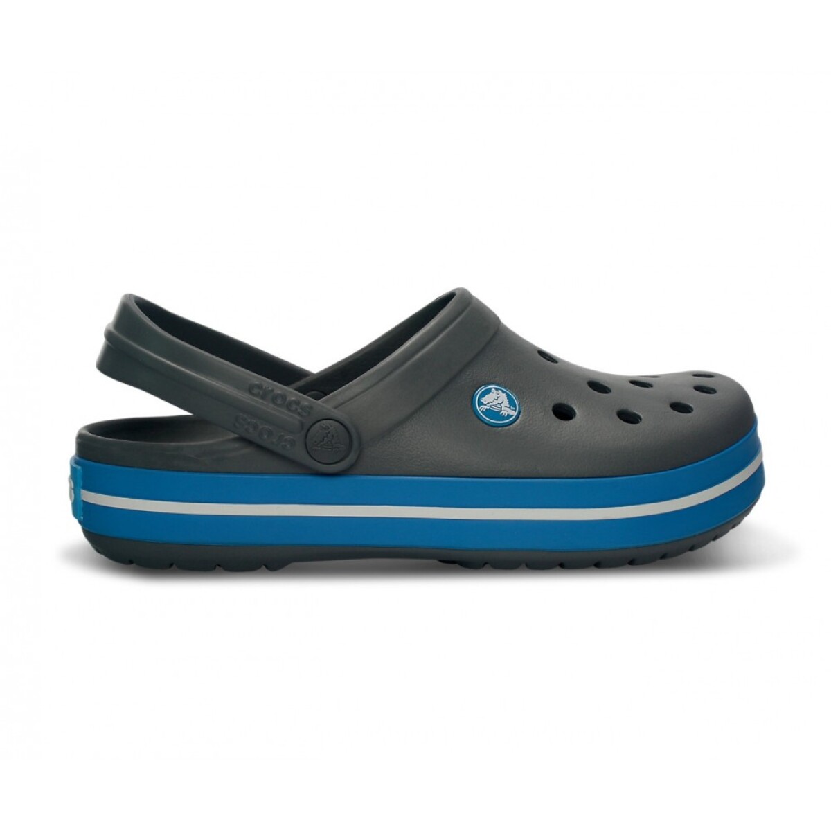 Zueco de Mujer Crocs Band c/tira Atras - Gris 