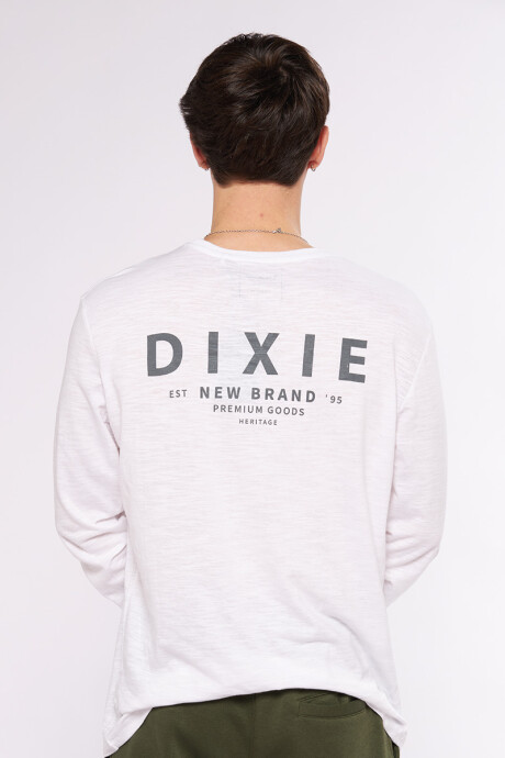 T-SHIRT ML BRANE DIXIE Blanco