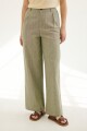 PANTALON LINO TIM VERDE