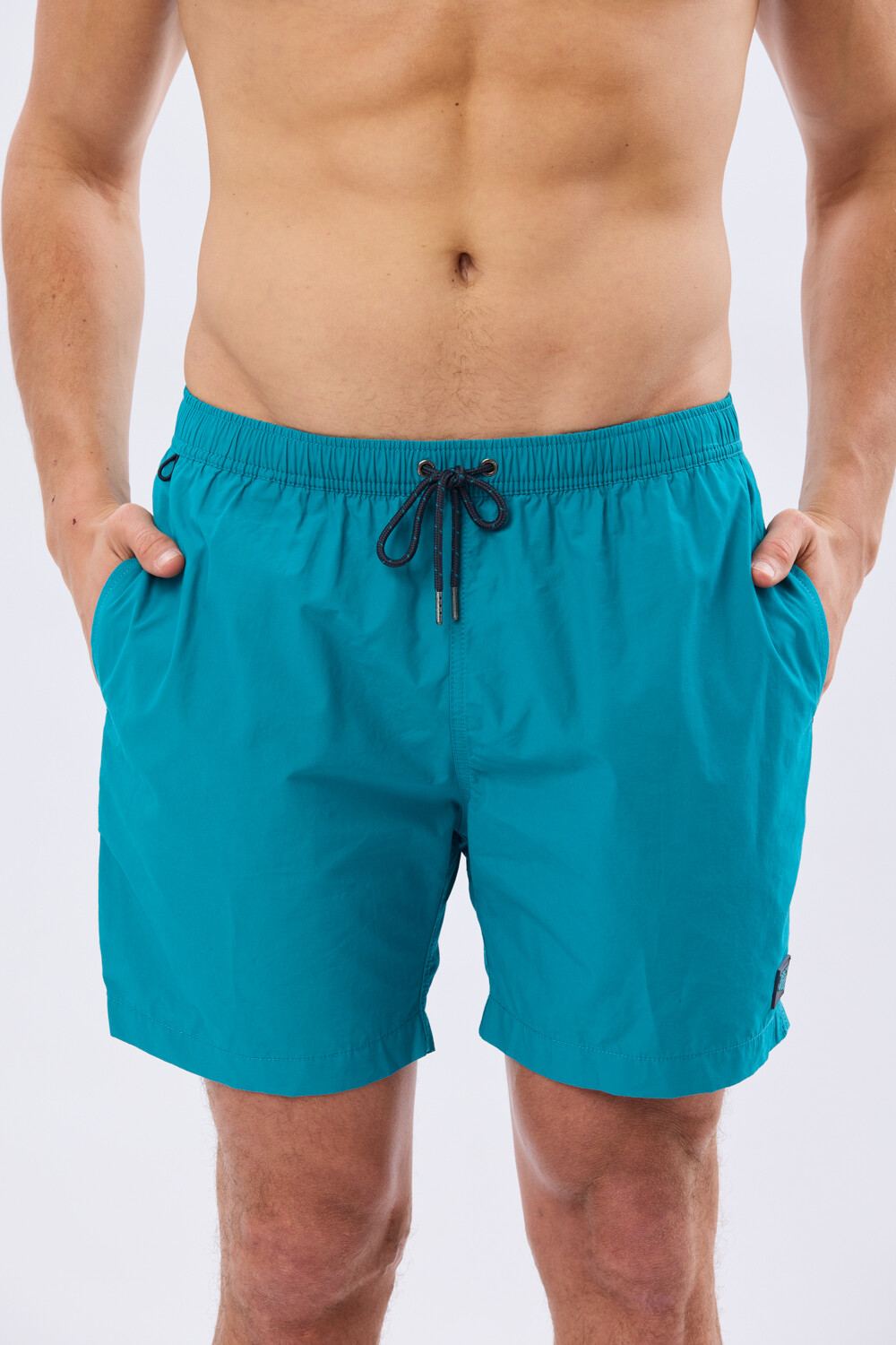 SHORT DE BAÑO LISO Verde Claro