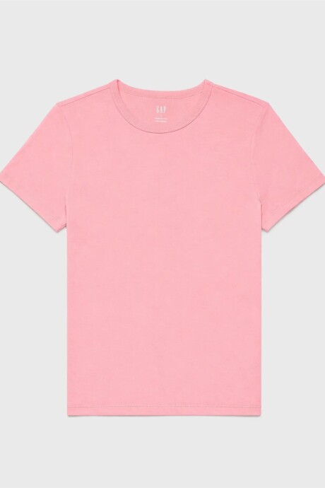 Remera Cuello Redondo Mujer Bright Guava