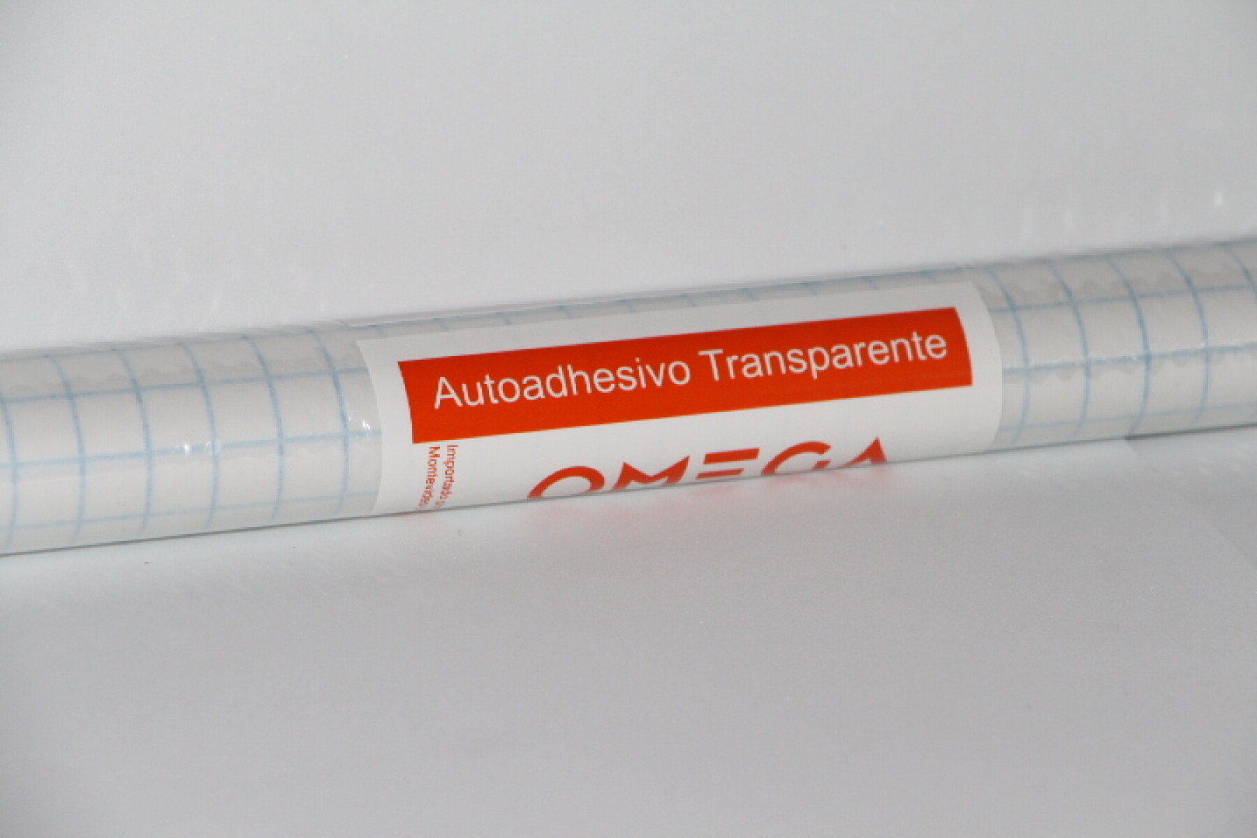 ROLLO ADHESIVO OMEGA 1MT X 45CM TRANSPARENTE 