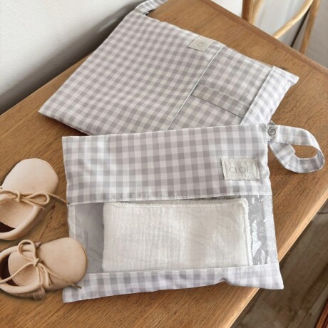 Set Para Paseos Vichy Gris