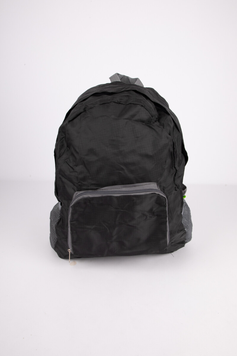 MOCHILA PLEGABLE VIAJE Negro