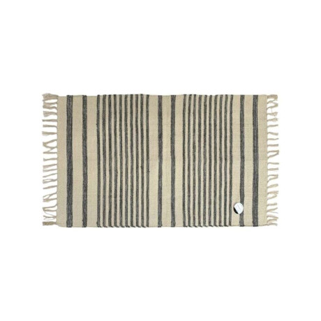 Alfombra C/Flecos 69X114Cm Líneas