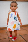 BABY LINEN AMELIE DRESS Fruit Salad