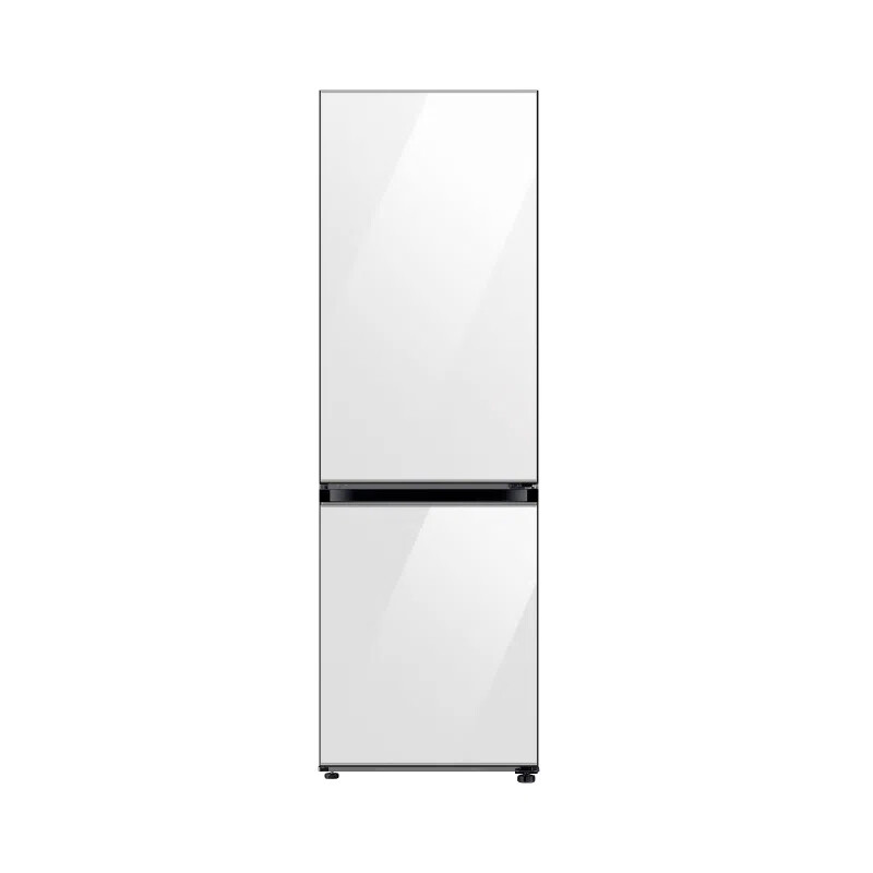 Heladera Samsung Bespoke 328L No Frost Freezer Inferior SpaceMax RB33A307012 White