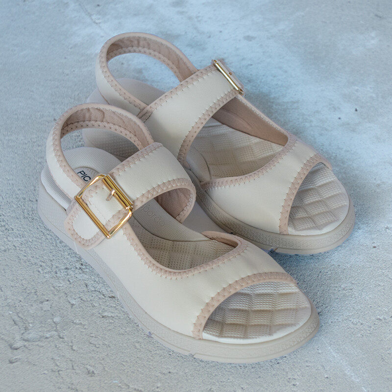 Sandalia de dama Piccadilly OFF WHITE